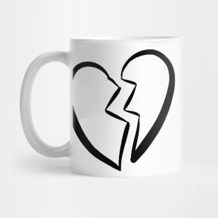 Broken heart original Mug